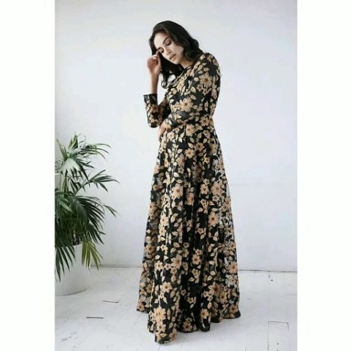 Trendy Black Net Kurti Design/Black Suit And Salwar/Net Black Dress/Black Outfit.