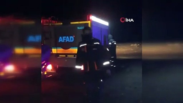 Keban Barajında mahsur kalan 3 balıkçı kurtarıldı