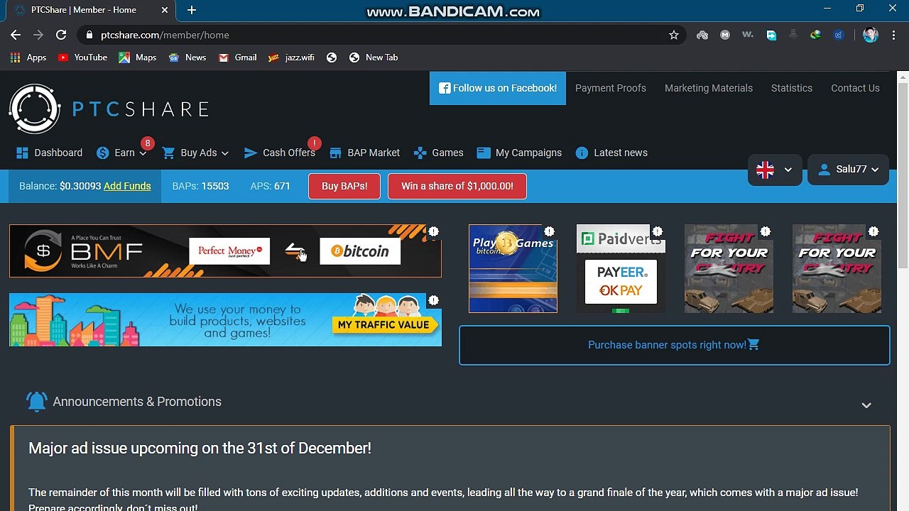 PTCshare Review (Urdu) Best PTC Site to Earn Money 2019 TUTORIAL