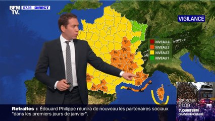 La météo pour ce vendredi 20 janvier 2019