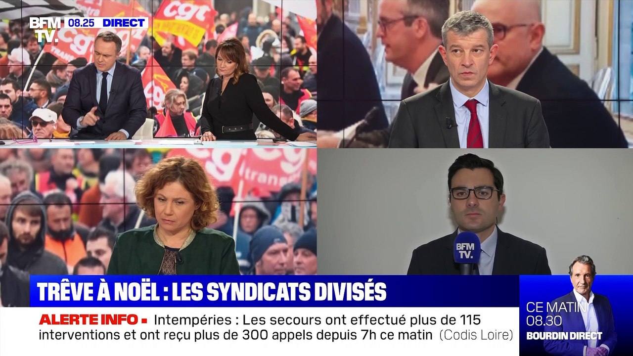 Trêve à Noël: les syndicats divisés - 20/12