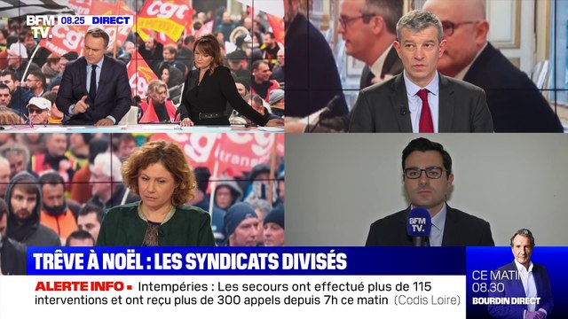 Trêve à Noël: les syndicats divisés - 20/12