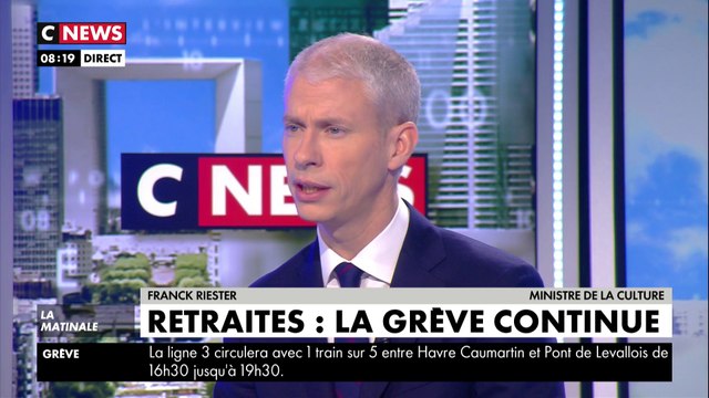 Franck Riester, sur les retraites : Il y a des désaccords mais il y a une volonté de discuter