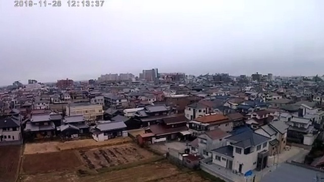 【Japanese landscape 11 】An action camera was attached to the crane truck to shoot the scenery at a high place.　Paysage japonais　Japanische Landschaft　Paesaggio giapponese　Paisaje japones　Japans landschap　Японский пейзаж　日本風景