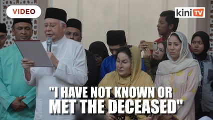 Descargar video: Najib swears 'sumpah laknat' denying allegations in Azilah's SD