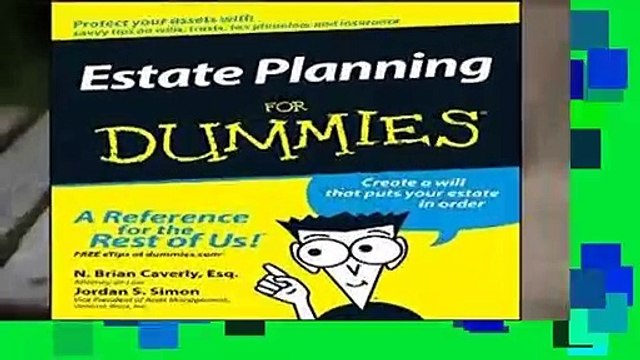 Full version Estate Planning For Dummies Best Sellers Rank : #3