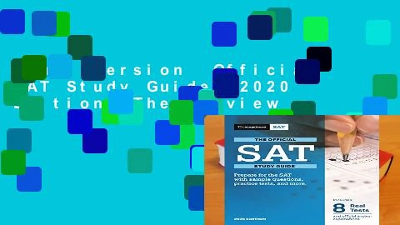 Full version  Official SAT Study Guide, 2020 Edition, The  Review