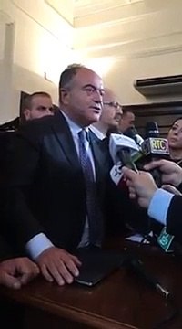 Gratteri in seguito alla maxi operazione di questa mattina (19.12.19)