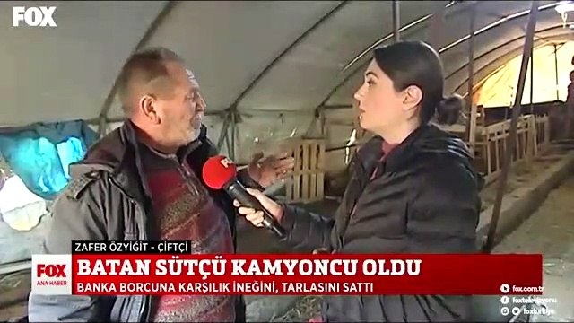 Ziraat Bankası önünde sütlerini döken çiftçi, kamyoncu oldu