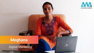 Digital Marketing testimonial video by Meghana at Ace web Academy