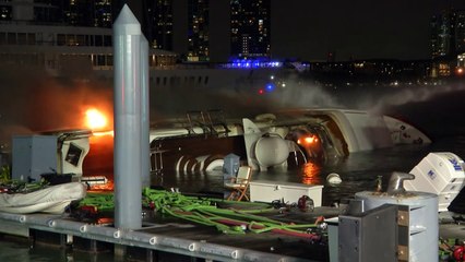 Miami : le yacht de luxe du chanteur Marc Anthony détruit dans un incendie