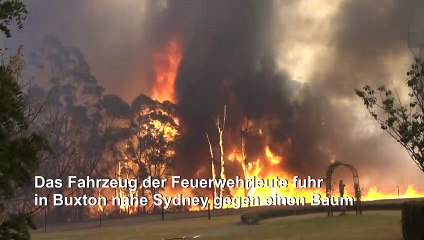 Australische Feuerwehrleute sterben bei Löscheinsatz