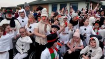 Hundreds of South Tyneside school children dressed as snowmen