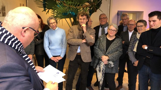 Ludovic Jolivet, maire sortant de Quimper, présente sa liste