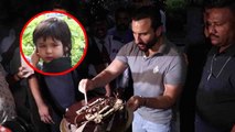 Taimur Ali Khan gives Birthday Cake to Media; Watch Video | FilmiBeat