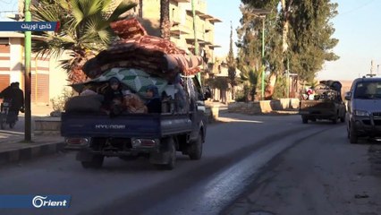 نزوح أكثر من 70 ألف نسمة من معرة النعمان