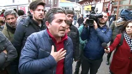 Çevik kuvvet, fayton ile faytoncular arasına etten duvar ördü