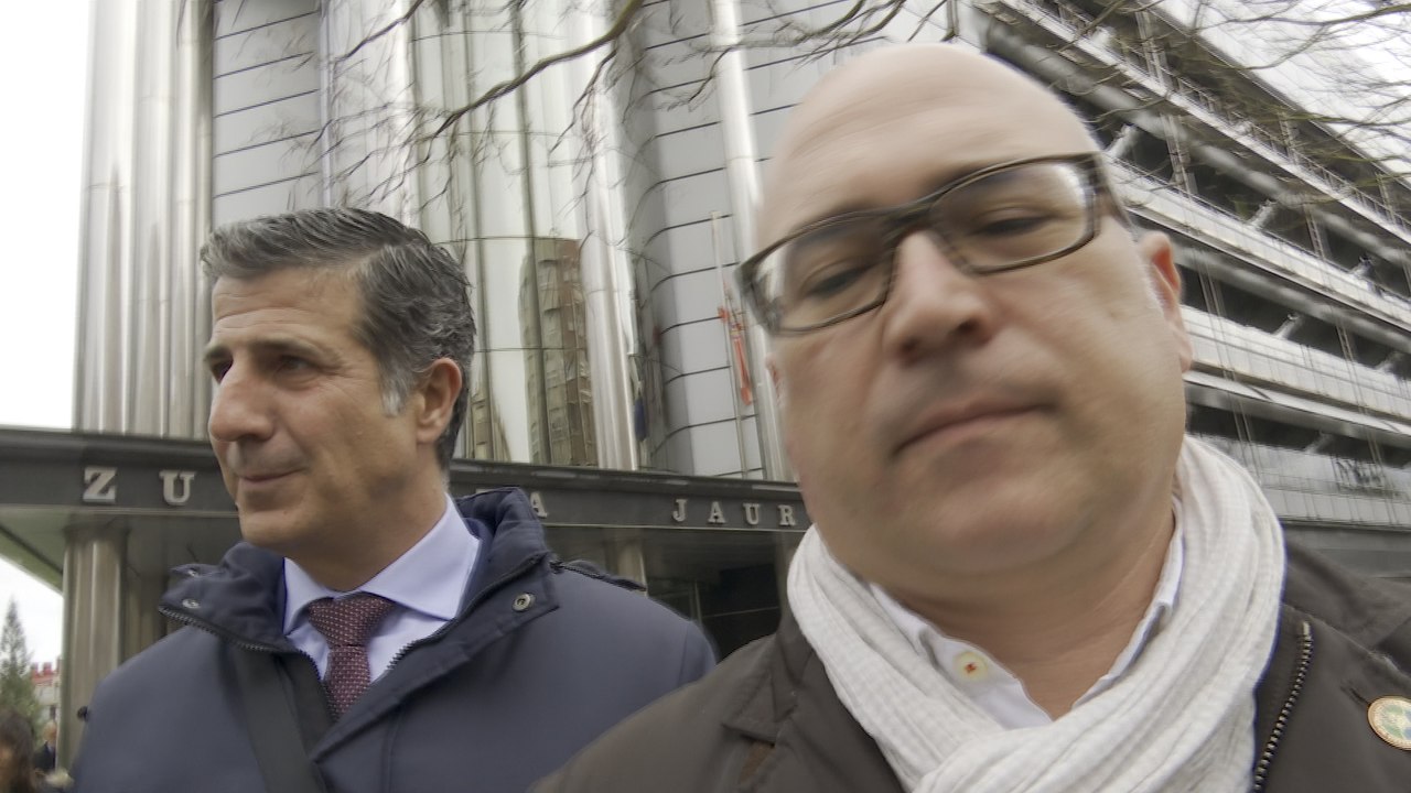 Condenados por el 'caso de Miguel' salen de los juzgados