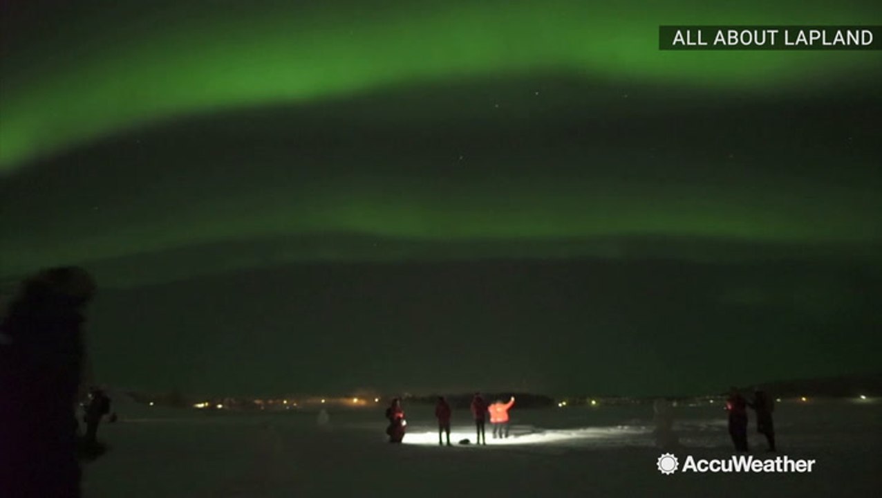 Northern lights put on epic display in the night sky - video Dailymotion