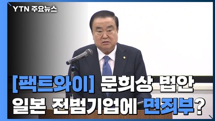 [팩트와이] '문희상 법안' 日 전범기업에 면죄부? / YTN