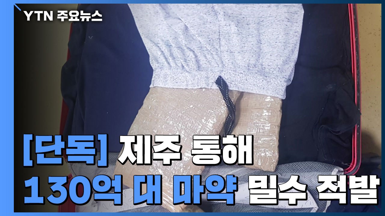 [단독] 130억 대 마약 밀수범 구속...12만 명 투약 분량 / YTN