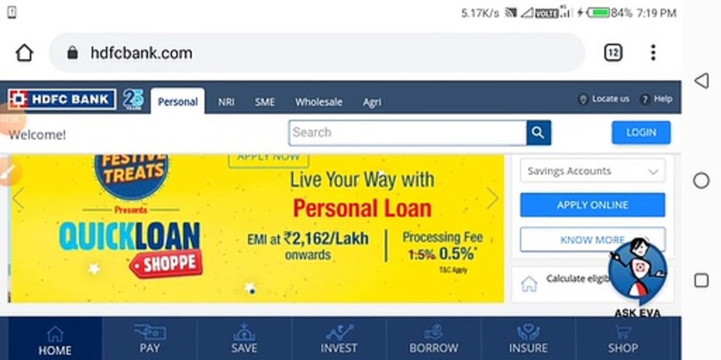 How to open HDFC Bank Zero Balance account online with your mobile phone