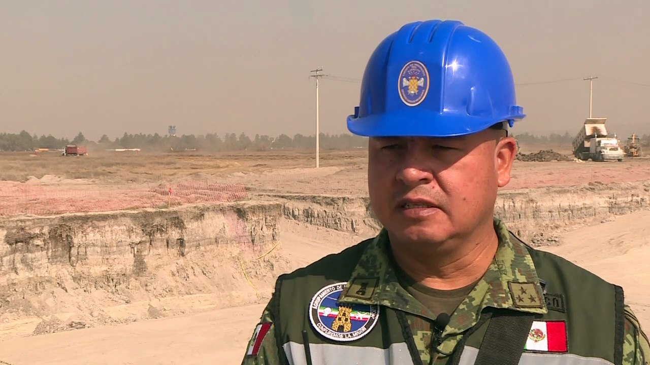 Ejército construye el polémico nuevo aeropuerto de México