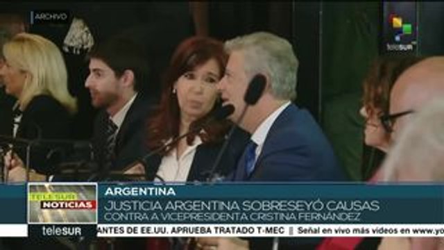 Argentina: justicia sobreseyó causas imputadas a Cristina Fernández