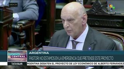 Argentina: Cámara de Diputados debate la Ley de Emergencia Pública