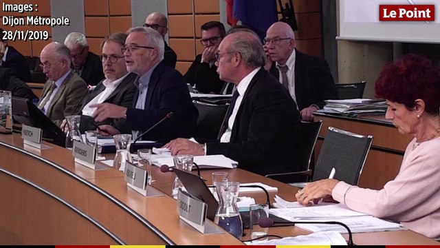 Vif échange entre François Rebsamen (PS) et Emmanuel Bichot (LR) au conseil métropolitain de Dijon