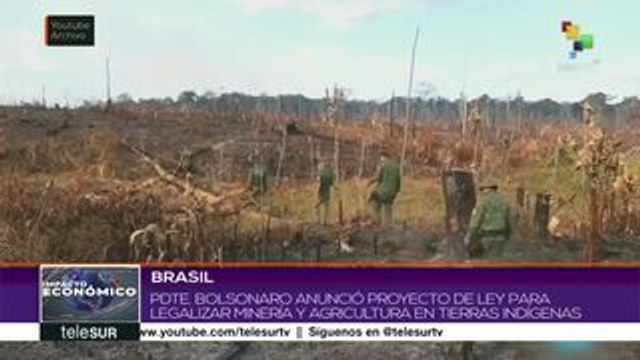 Brasil: buscan legalizar minería y agricultura en tierras indígenas