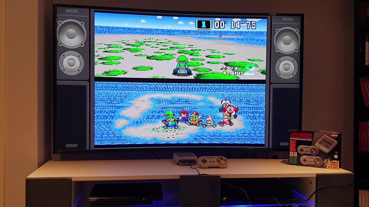 Prise en main de Mario Kart sur Super Nes Mini