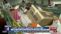 The holiday shipping deadline is looming to have those packages delivered before Christmas