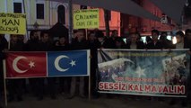 Çin'in Doğu Türkistan politikaları protesto edildi