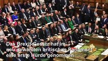 Johnsons Brexit-Gesetz nimmt erste Hürde im Parlament