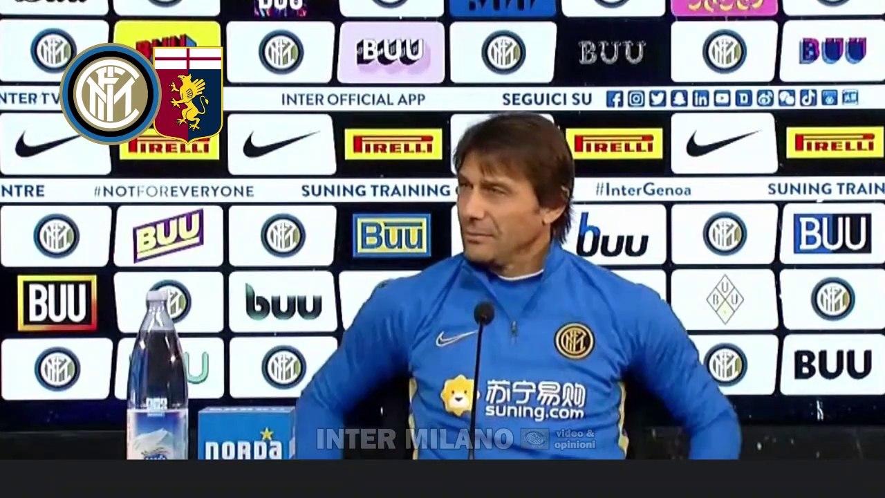VERSO INTER-GENOA: CONFERENZA STAMPA di ANTONIO CONTE – INTEGRALE