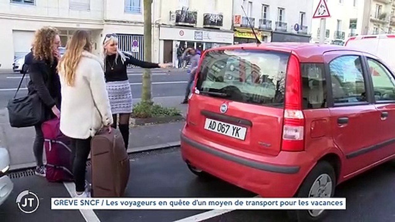 GREVE SNCF Les voyageurs en quête d'un moyen de transport pour les vacances