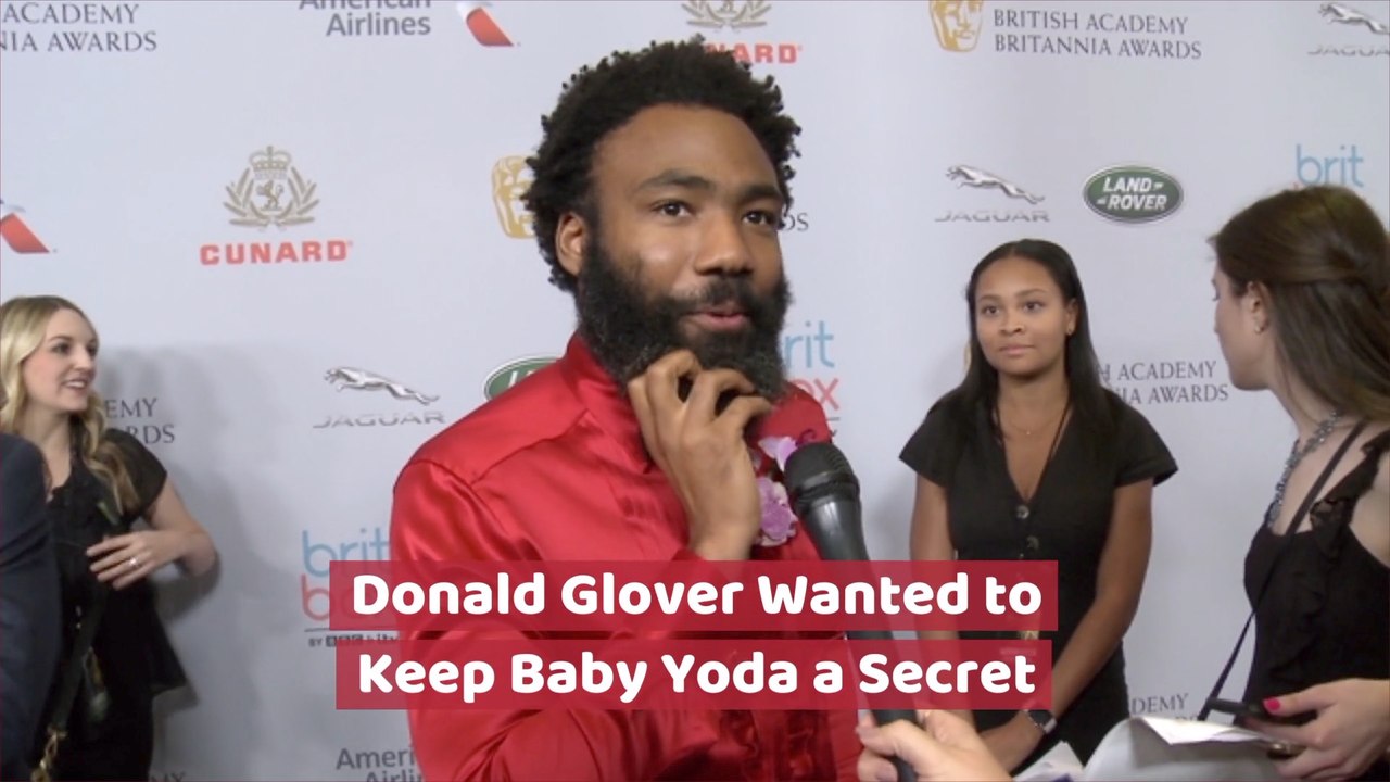 Donald Glover Gives Baby Yoda Advice