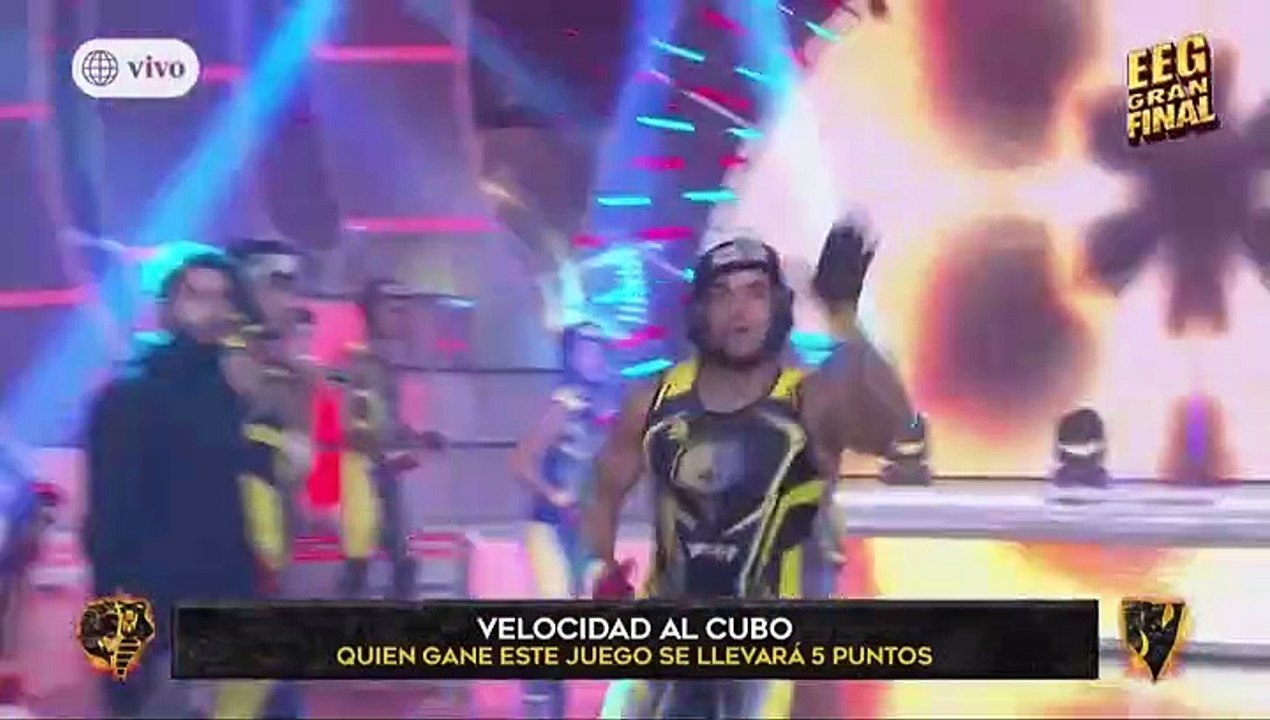 Ducelia Echevarría se accidenta en final de -Esto es guerra- y es retirada de emergencia