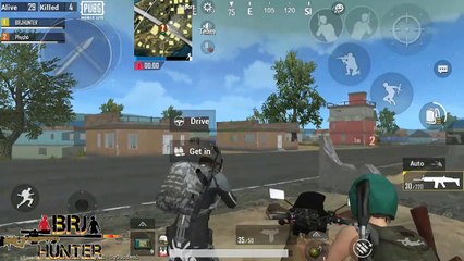Duo Gameplay Win Chicken Dinner in Pubg Mobile Lite in Hindi  Phyco + Hunter