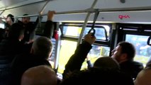 Spor beşiktaş taraftarlarıyla otobüs içinde derbi yolculuğu