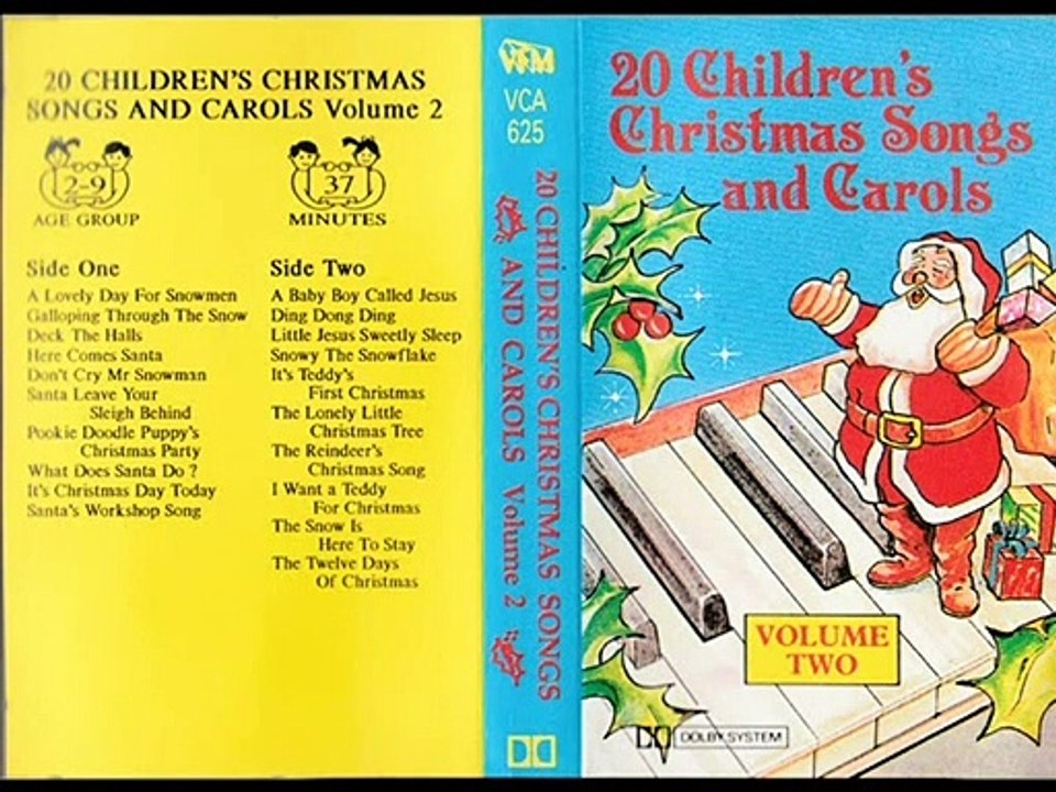 20 Children's Christmas Songs and Carols Volume 2 (1992 Cassette) (Side 1)
