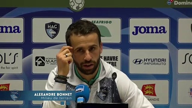 Après HAC - Chambly (1-1), réaction d'Alexandre Bonnet