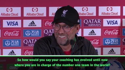 I may be older, but I'm calmer - Klopp