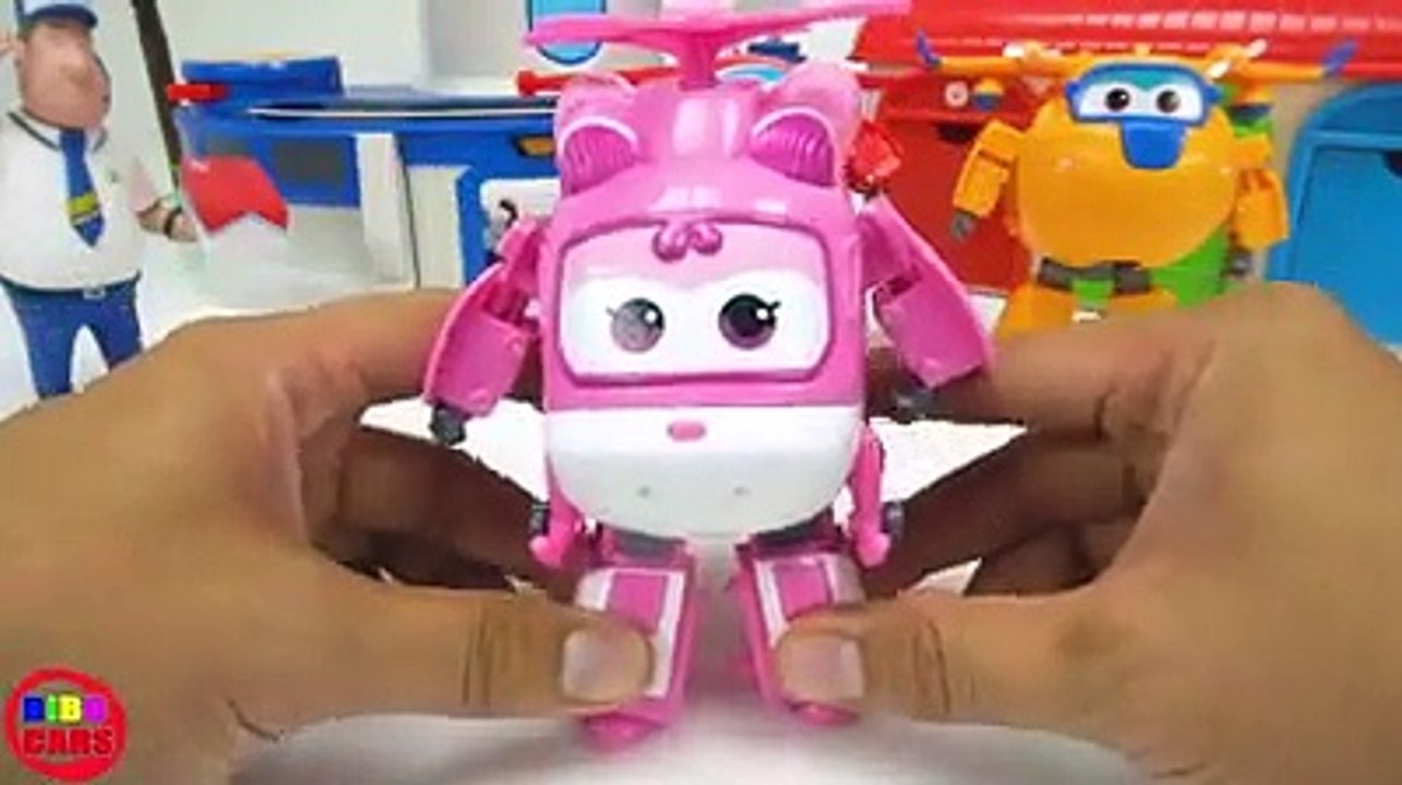 Super Wings Jett Dizzy Donnie Deluxe Deformation Tool Kit and Deluxe Transformation Rescue Toys