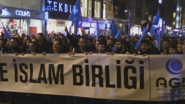 Marchan por Estambul para pedir el fin de la represión a uigures en China