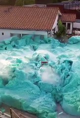 خليط ينتج عنه رغوة كبيرة