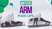 Wide arm push-ups - Fit People