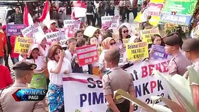 Pelantikan Pimpinan dan Dewan Pengawas KPK, Diwarnai Unjuk Rasa Damai