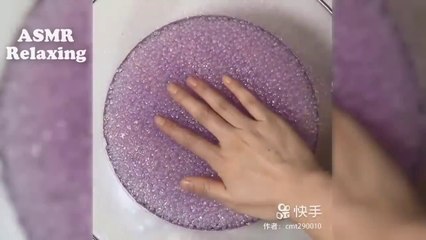 The Most Satisfying Crunchy Slime ASMR  Relaxing Oddly Satisfying Slime Videos 2019  P06